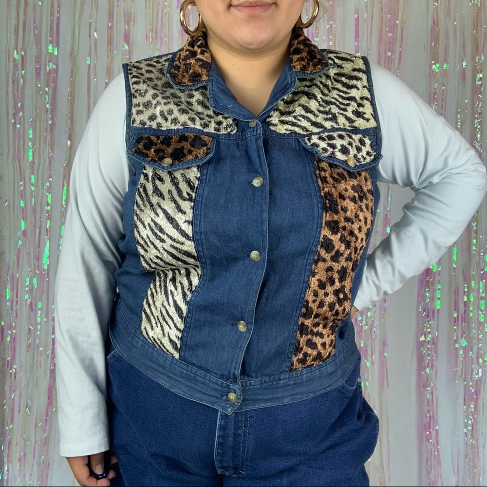 Animal Print Vest Top by Hunters Run